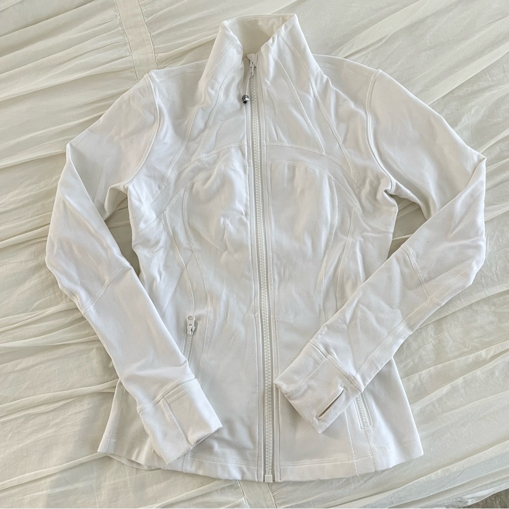White lululemon Define Jacket